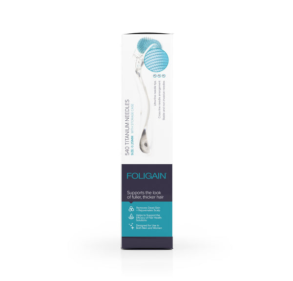 FOLIGAIN Hair & Scalp Roller 0.25 Titanium Needles - FOLIGAIN